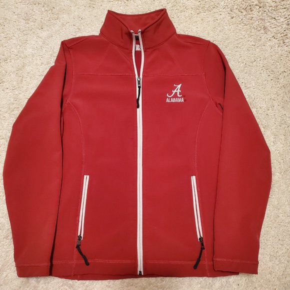Alabama Crimson Tide Red Zippered Jacket Size Small - Picture 2 of 9